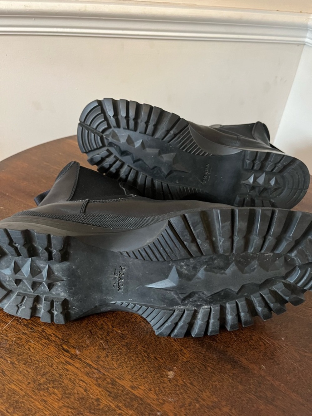 Prada Black Chelsea Boots- Mens 11 UK/ 12 US - Picture 6 of 6